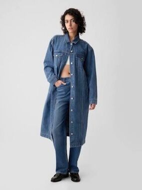 GAP Oversized Longline Denim Jacket